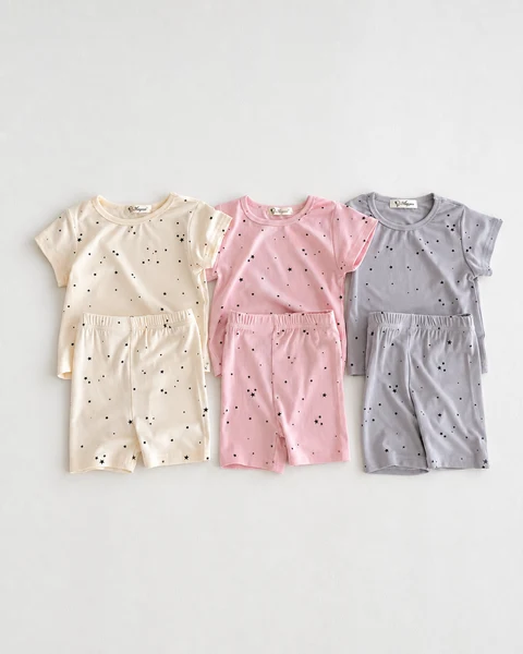 Bộ Thun Cộc Tay Star Mềm Nhẹ Cho Bé