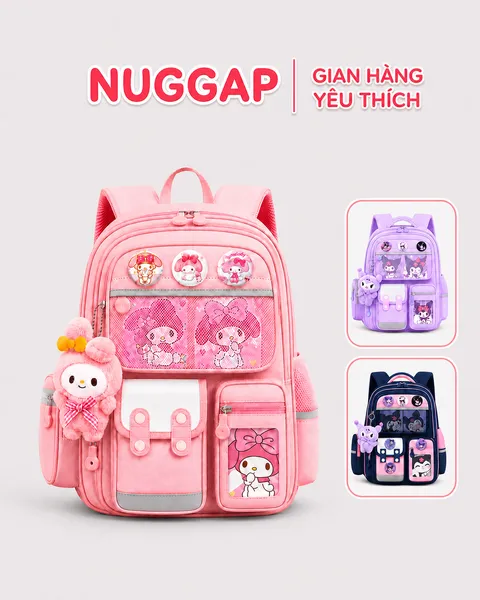 Balo Học Sinh Kidness Chống Bắn Nước Cho Bé