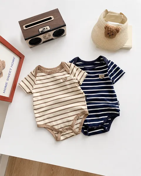 Bodysuit Liền Thân Home Cotton Mềm Mát Cho Bé