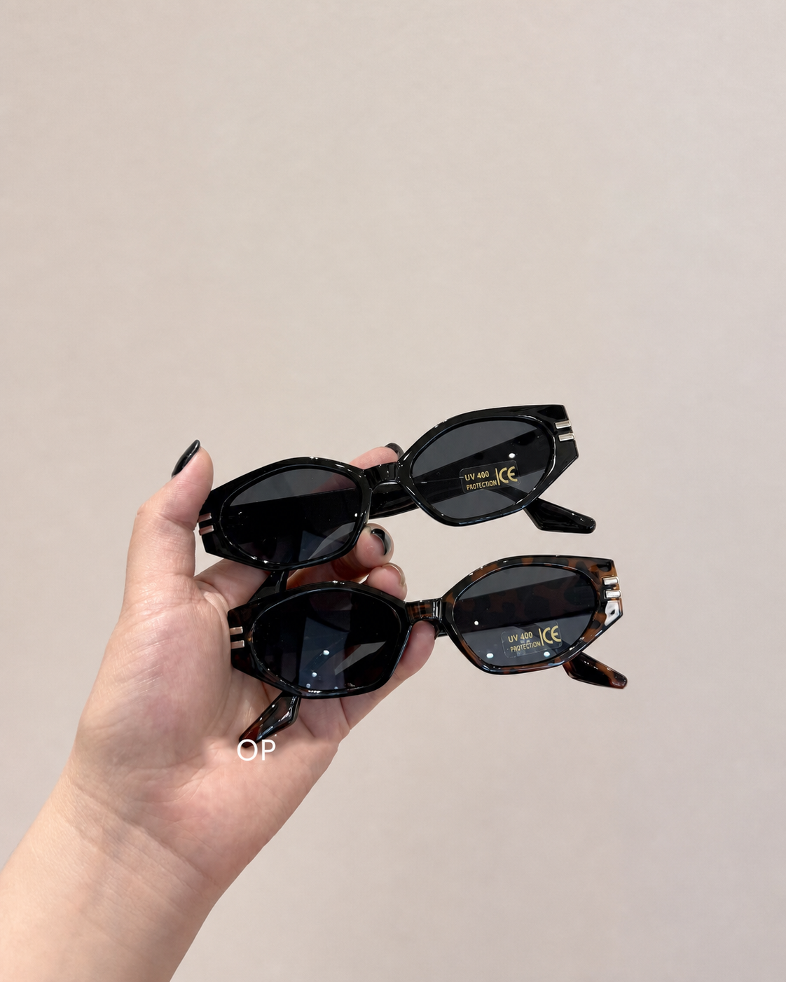 Kính Mát Oval Tortie Chống Nắng UV400 Cho Bé