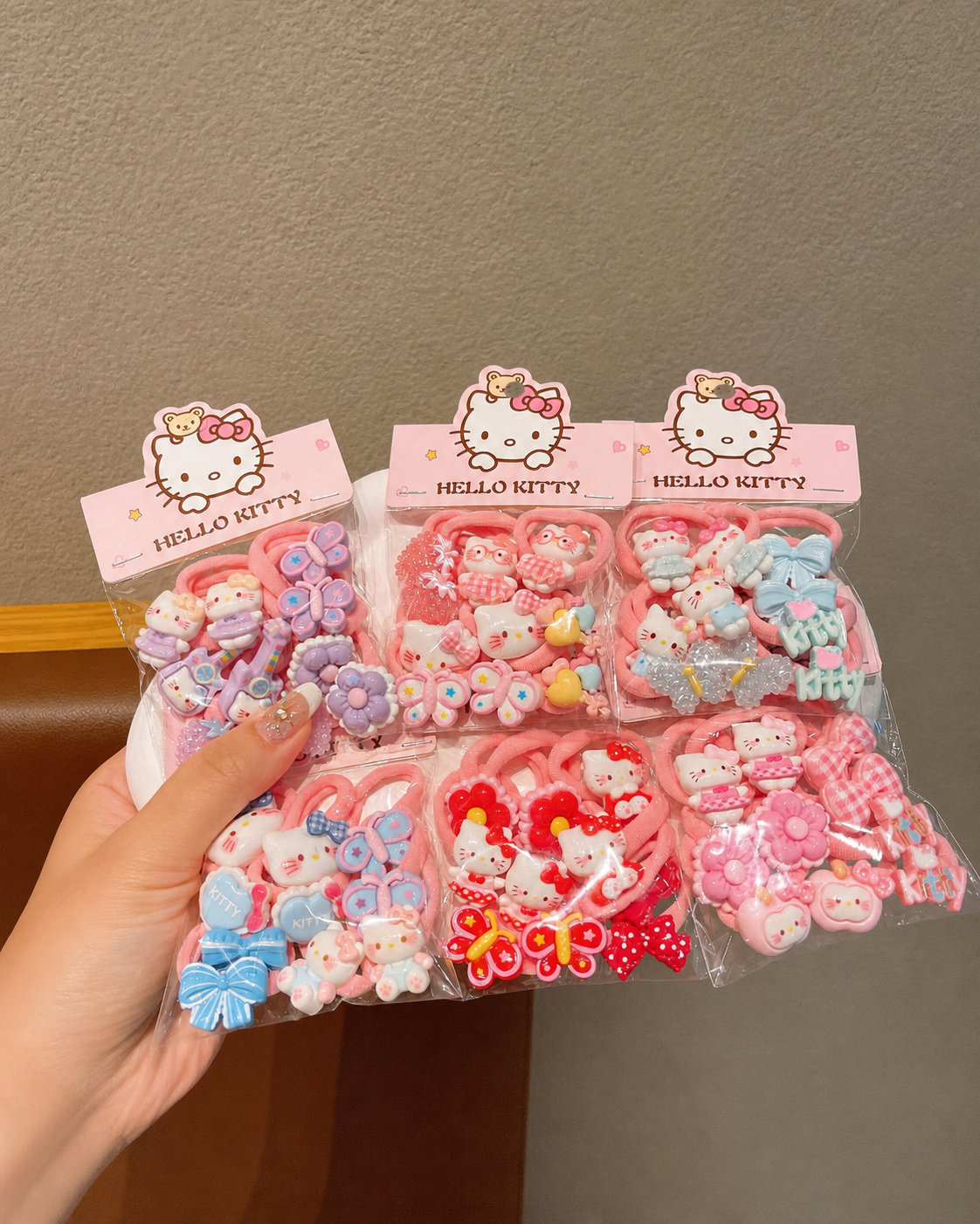 Set Dây Buộc Tóc Nhiều Mẫu Mềm Co Giãn Cho Bé
